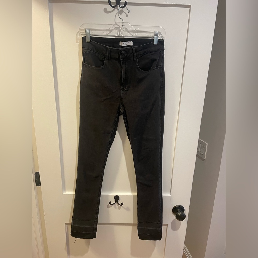Sandro black skinny jeans